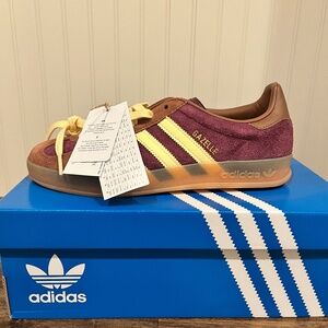 Adidas Gazelle Maroon Almost Yellow